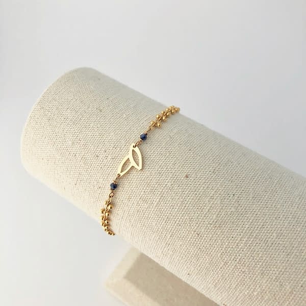 blue sapphire epi bracelet