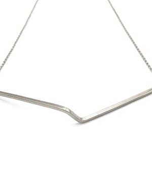 line necklace large sterling silver