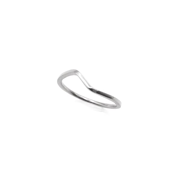 simple line ring sterling silver