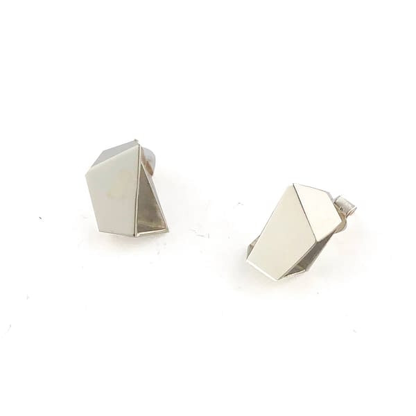 archi mini silver earrings